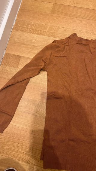 Jersey Easy Wear Marrón Manga Larga