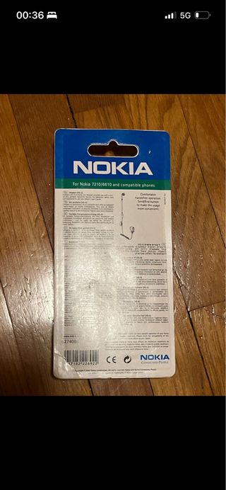 Auricolare Nokia HS-5 Originale Nuovo