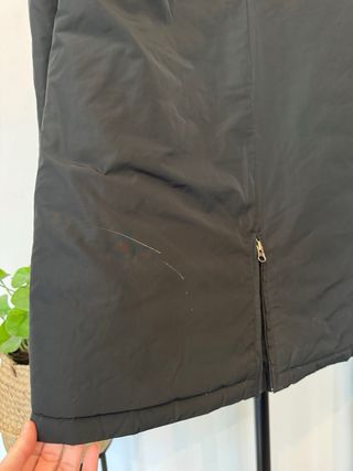 Abrigo parka forro de plumas Jott negro S