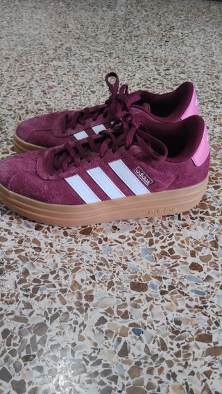 Adidas VL Court Bold Mujer Granate