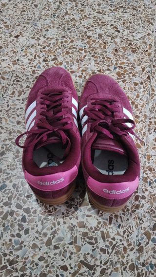 Adidas VL Court Bold Mujer Granate