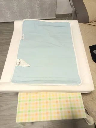 Cojín cambiador Ikea blanco 74*80cm