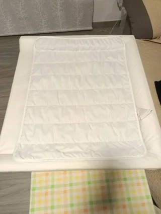 Cojín cambiador Ikea blanco 74*80cm