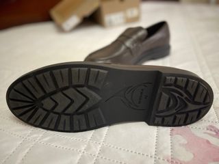 Loafers castanhos sola antiderrapante