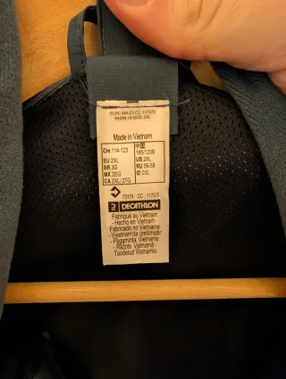 Abrigo Forclaz 3en1 Talla 2XL