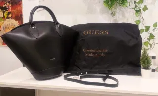 Bolso Guess Piel Auténtica Negro