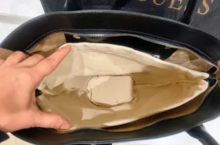 Bolso Guess Piel Auténtica Negro