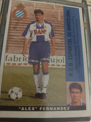 Cromo Alex Fernández RCD Espanyol 95-96