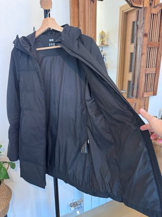 Abrigo plumas sin costura con capucha Uniqlo S