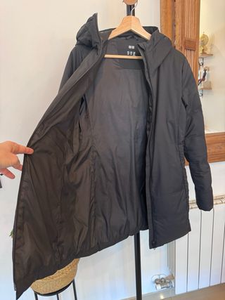 Abrigo plumas sin costura con capucha Uniqlo S