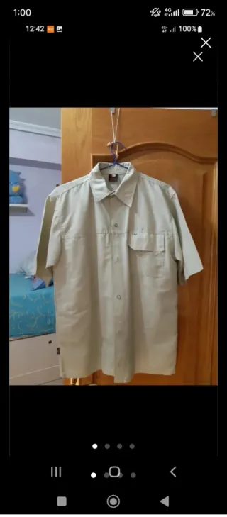 Camisa Diesel M Manga Corta Beige