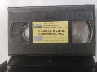 VHS El Señor de los Anillos: La Comunidad