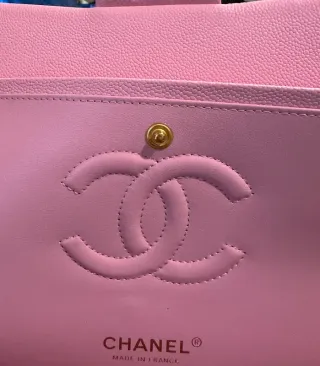 Bolsa Chanel Classic Flap Rosa