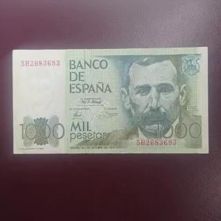 Lote 3 Billetes 1000 Pesetas España
