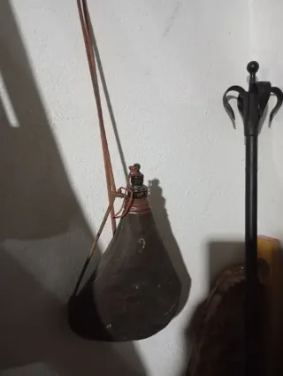 Lote antigüedades latón decorativo