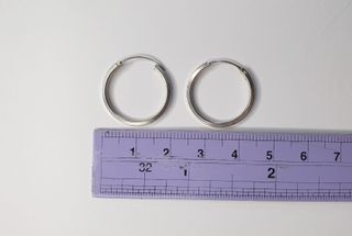 Aros Plata Ley 4 Diseños Pequeños