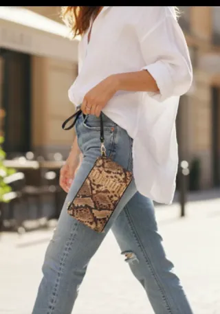 Cartera estampado animal print