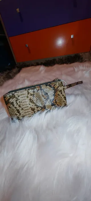 Cartera estampado animal print