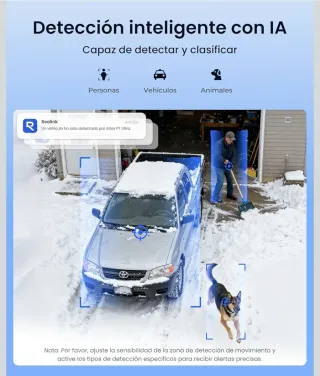 Reolink Altas PT Ultra 4K Cámara Vigilancia