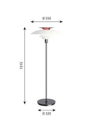 LAMPADA DA TERRA "PH 80" - LOUIS POULSEN