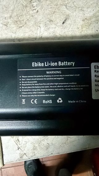 Batería para bicicleta eléctrica moma