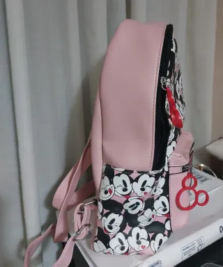 Mochila Disney Mickey Mouse Rosa y Negra
