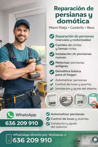 Reparación persianas - Miami Platja y alrededores