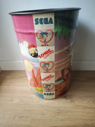 Papelera Sonic Sega 1991
