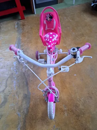 Bicicleta infantil rosa Minnie Mouse