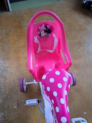 Bicicleta infantil rosa Minnie Mouse