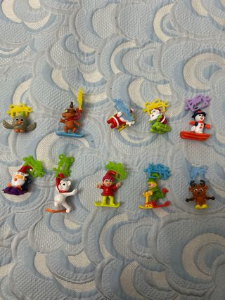 10 Figuras de Kinder Sorpresa Navidad