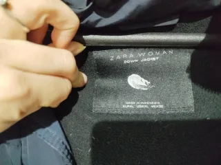 Giubbotto Zara donna Blu