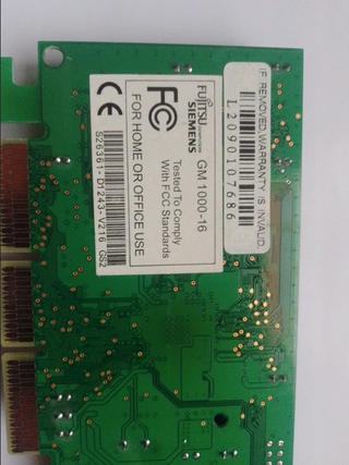 Tarjeta Gráfica Fujitsu Siemens 2816 PCB