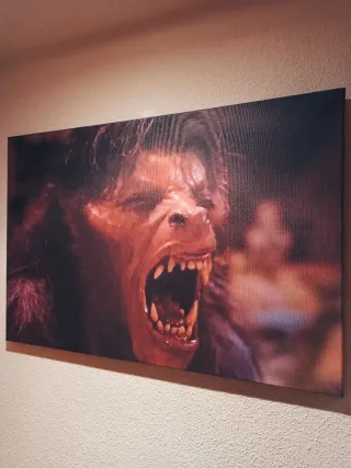 Lienzo Cine Terror: Hombre lobo americano Londres