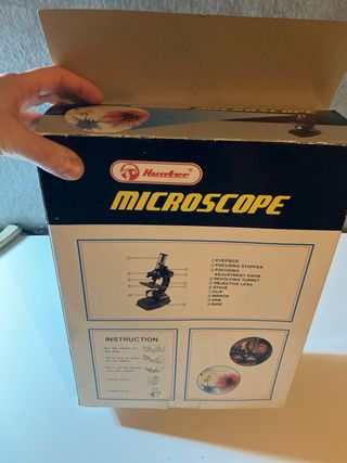 Antiguo Microscopio Hunter