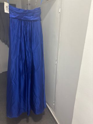 Vestido de fiesta azul electrico