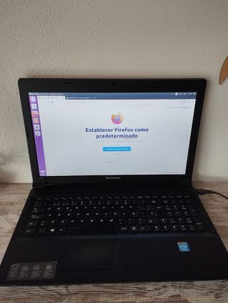 Portátil Lenovo B590 Linux CD/DVD Negro