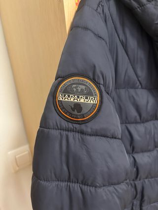 Chaqueta Napapijri Azul con Capucha