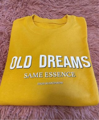 Sudadera Pull&Bear mostaza