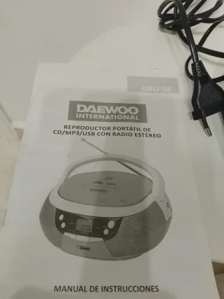 Radio CD/MP3/USB Daewoo Karaoke