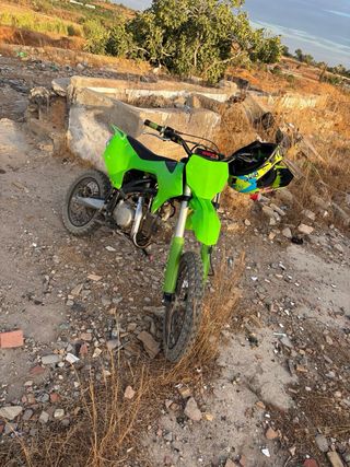 Moto Enduro/Motocross Verde