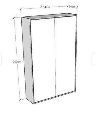 Cama Abatible Vertical Kentaro Fresno Blanco