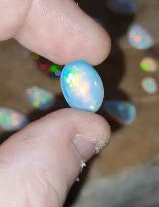 Ópalos Multicolor y Naranja