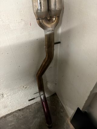 Tramos Finales Escape Doble Sin Silenciador