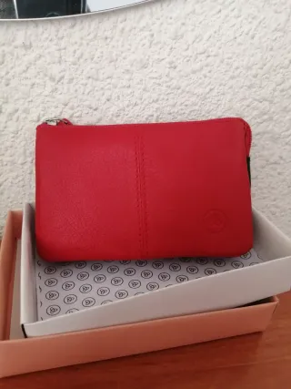 MONEDERO 5 DEPARTAMENTOS DE PIEL LUGUPELL.