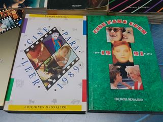 Cine para leer, 14 libros, tomos de los años 76-77-78-79-80-81-82-83-84-86-87-88-89 y 1991, mensajero