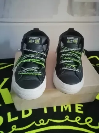 Sapatilhas Converse All Star black leather