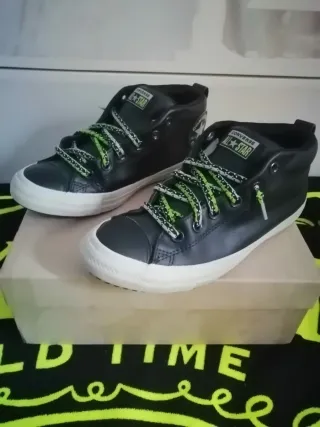 Sapatilhas Converse All Star black leather