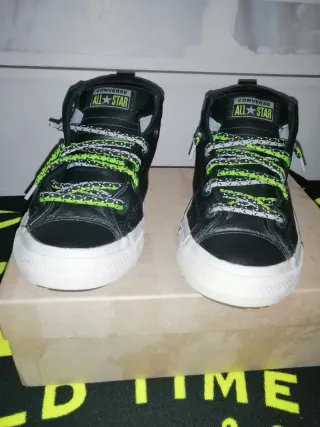 Sapatilhas Converse All Star black leather