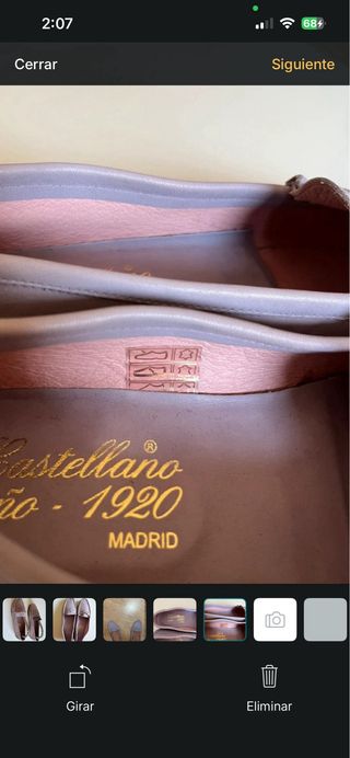 Mocasines Zapatos Castellanos piel bailarina